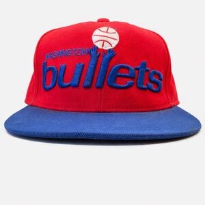 Mitchell & Ness ™️ Washington Bullets Hat - Vintage NBA Logo